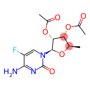 2',3'-二-O-乙酰基-5'-脱氧-5-氟胞苷