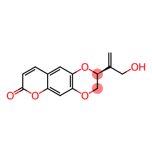 2,3-Dihydro-2-[1-(hydroxymethyl)ethenyl]-7H-pyrano[2,3-g]-1,4-benzodioxin-7-one