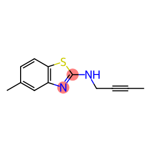 2-Benzothiazolamine,N-2-butynyl-5-methyl-(9CI)