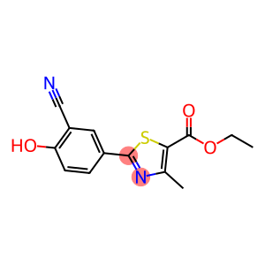 2-(3-Cyano-4-hydroxyphenyl)-4-methyl-5-thiazolecarboxylic acid ethyl ester