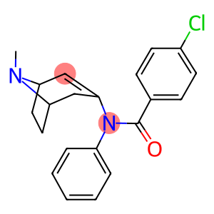 4-chloro-N-(8-methyl-8-azabicyclo[3.2.1]oct-2-en-3-yl)-N-phenylbenzamide