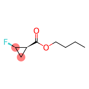 Cyclopropanecarboxylic acid, 2-fluoro-, butyl ester, (1R-cis)- (9CI)