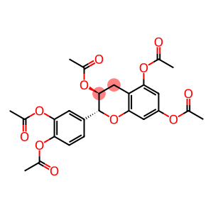 2H-1-Benzopyran-3,5,7-triol,2-[3,4-bis(acetyloxy)phenyl]-3,4-dihydro-, 3,5,7-triacetate, (2R,3S)-