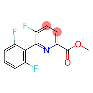 2-Pyridinecarboxylic acid, 6-(2,6-difluorophenyl)-5-fluoro-, methyl ester