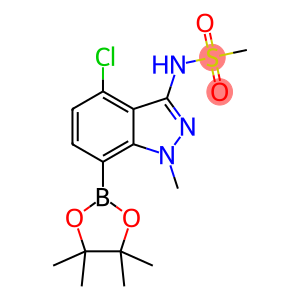 N-(4-氯-1-甲基-7-(4,4,5,5-四甲基-1,3,2-二氧杂硼硼烷-2-基)-1H-吲唑-3-基)甲磺酰胺