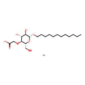 β-D-Glucopyranoside, dodecyl 4-O-(carboxymethyl)-, sodium salt (1:1)