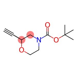4-Morpholinecarboxylic acid, 2-ethynyl-, 1,1-dimethylethyl ester, (2S)-