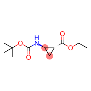 Cyclopropanecarboxylic acid, 2-[[(1,1-dimethylethoxy)carbonyl]amino]-, ethyl ester, (1R,2R)-rel-