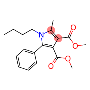 dimethyl 1-butyl-2-methyl-5-phenyl-pyrrole-3,4-dicarboxylate