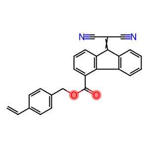 9-(二氰亚甲基)-9H-芴-4-羧酸(4-乙烯基苯基)甲酯