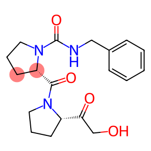 (2S)-N-benzyl-2-[(2S)-2-(2-hydroxyacetyl)pyrrolidine-1-carbonyl]pyrrolidine-1-carboxamide