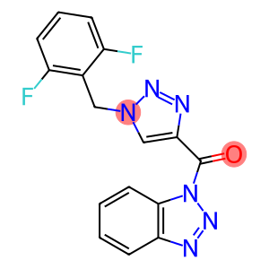 Methanone, 1H-benzotriazol-1-yl[1-[(2,6-difluorophenyl)methyl]-1H-1,2,3-triazol-4-yl]-