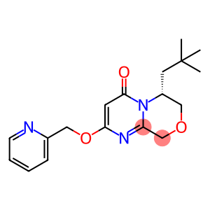 Pyrimido[2,1-c][1,4]oxazin-4(9H)-one, 6-(2,2-dimethylpropyl)-6,7-dihydro-2-(2-pyridinylmethoxy)-, (6R)-