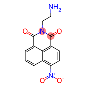 1H-Benz[de]isoquinoline-1,3(2H)-dione, 2-(2-aminoethyl)-6-nitro-
