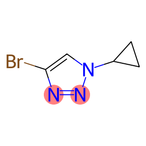 1H-1,2,3-Triazole, 4-bromo-1-cyclopropyl-