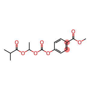 Benzoic acid, 4-[[[1-(2-methyl-1-oxopropoxy)ethoxy]carbonyl]oxy]-, methyl ester