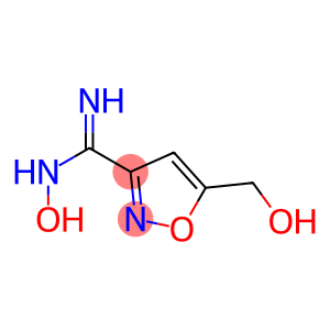 3-Isoxazolecarboximidamide, N-hydroxy-5-(hydroxymethyl)-, (E)- (9CI)