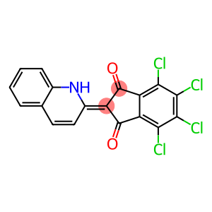 1H-Indene-1,3(2H)-dione,4,5,6,7-tetrachloro-2-(2(1H)-quinolinylidene)-