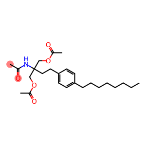 2-乙酰胺基-2-(4-辛基苯乙基)丙烷-1,3-二基二乙酸酯