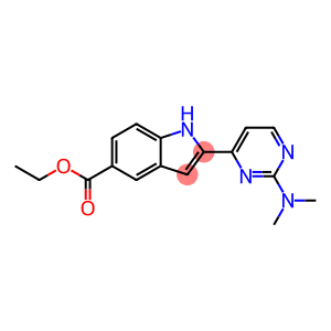 Ethyl 2-(2-(dimethylamino)pyrimidin-4-yl)-1H-indole-5-carboxylate