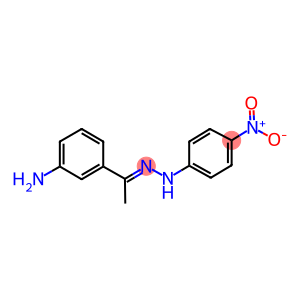 1-(3-aminophenyl)ethanone {4-nitrophenyl}hydrazone