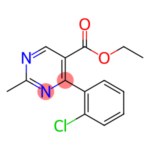 ETHYL-2-METHYL-4-(2-CHLOROPHENYL)-5-PYRIMIDINE CARBOXYLATE