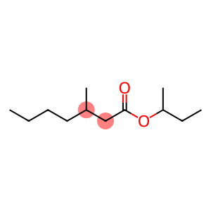 Heptanoic acid, 3-methyl-, 1-methylpropyl ester