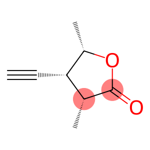 2(3H)-Furanone, 4-ethynyldihydro-3,5-dimethyl-, [3R-(3alpha,4alpha,5alpha)]- (9CI)