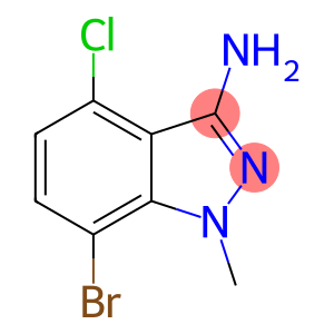 1H-Indazol-3-amine, 7-bromo-4-chloro-1-methyl-