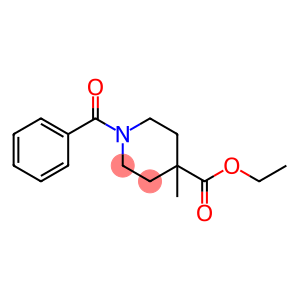 4-Piperidinecarboxylic acid, 1-benzoyl-4-methyl-, ethyl ester