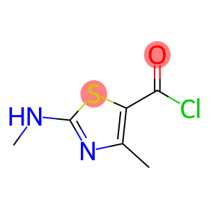 5-Thiazolecarbonyl chloride, 4-methyl-2-(methylamino)-