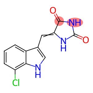 2,4-Imidazolidinedione, 5-[(7-chloro-1H-indol-3-yl)methylene]-