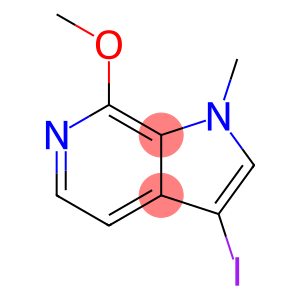 1H-Pyrrolo[2,3-c]pyridine, 3-iodo-7-methoxy-1-methyl-