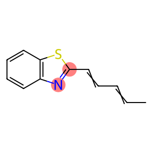 Benzothiazole, 2-(1,3-pentadienyl)- (7CI,8CI)