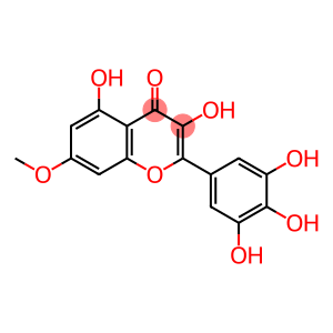 4H-1-Benzopyran-4-one, 3,5-dihydroxy-7-methoxy-2-(3,4,5-trihydroxyphenyl)-