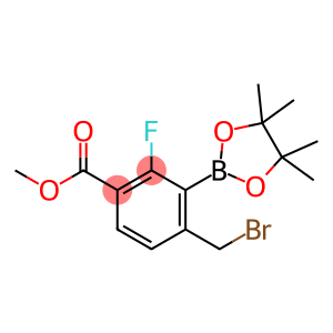 Methyl 4-(bromomethyl)-2-fluoro-3-(4,4,5,5-tetramethyl-1,3,2-dioxaborolan-2-yl)benzoate