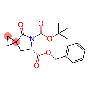 6-BENZYL 5-TERT-BUTYL (6S)-4-OXO-5-AZASPIRO[2.4]HEPTANE-5,6-DICARBOXYLATE