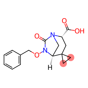 Spiro[cyclopropane-1,4'-[1,6]diazabicyclo[3.2.1]octane]-2'-carboxylic acid, 7'-oxo-6'-(phenylmethoxy)-, (1'R,2'S,5'R)-