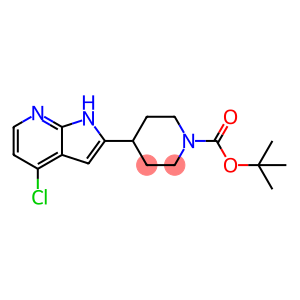 4-(4-氯-1H-吡咯并[2,3-B]吡啶-2-基)哌啶-1-羧酸叔丁酯