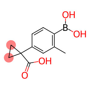 1-[4-(Dihydroxyboranyl)-3-methylphenyl]cyclopropane-1-carboxylic acid