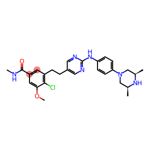 4-chloro-3-(2-(2-((4-((3S,5R)-3,5-dimethylpiperazin-1-yl)phenyl)amino)pyrimidin-5-yl)ethyl)-5-methoxy-N-methylbenzamide