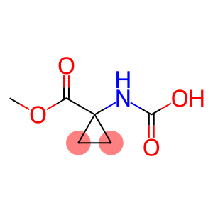 Cyclopropanecarboxylic acid, 1-(carboxyamino)-, monomethyl ester (9CI)