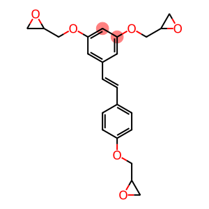 Oxirane, 2,2'-[[5-[(1E)-2-[4-(2-oxiranylmethoxy)phenyl]ethenyl]-1,3-phenylene]bis(oxymethylene)]bis-