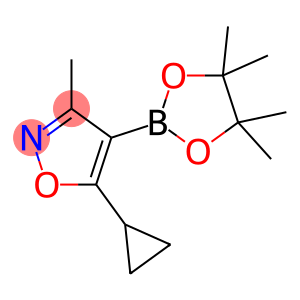 Isoxazole, 5-cyclopropyl-3-methyl-4-(4,4,5,5-tetramethyl-1,3,2-dioxaborolan-2-yl)-