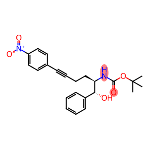 Carbamic acid, N-[(1R)-1-[(R)-hydroxyphenylmethyl]-5-(4-nitrophenyl)-4-pentyn-1-yl]-, 1,1-dimethylethyl ester