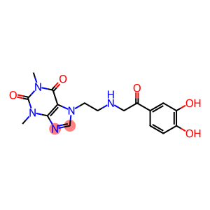 7-[2-[(3,4-Dihydroxyphenacyl)amino]ethyl]-3,7-dihydro-1,3-dimethyl-1H-purine-2,6-dione