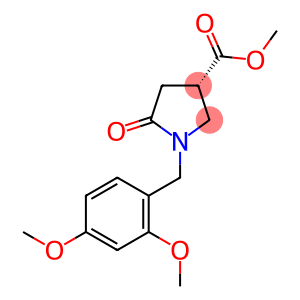 methyl (3S)-1-[(2,4-dimethoxyphenyl)methyl]-5-oxo-pyrrolidine-3-carboxylate