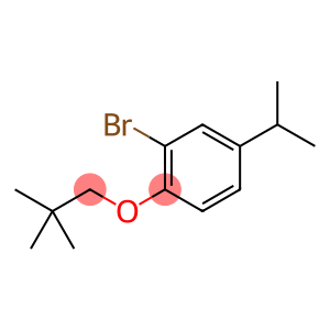 2-溴-4-异丙基-1-(新戊氧基)苯