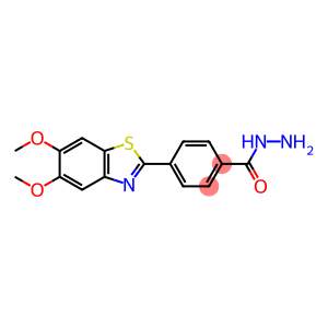 4-(5,6-dimethoxy-1,3-benzothiazol-2-yl)benzohydrazide