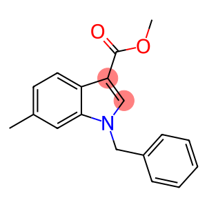 1H-INDOLE-3-CARBOXYLIC ACID, 6-METHYL-1-(PHENYLMETHYL)-,METHYL ESTER